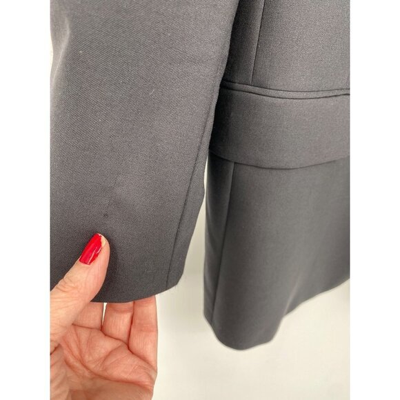 Hart Schaffner Marx Mens Blazer Size 44 Black London Shop Metal Buttons Union Ta - Picture 7 of 15